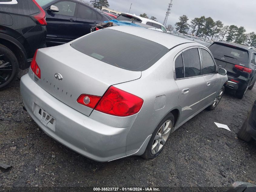 2006 Infiniti G35 VIN: JNKCV51E36M513507 Lot: 38523727