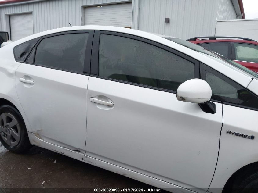 2014 Toyota Prius Two VIN: JTDKN3DU0E0391330 Lot: 38523890