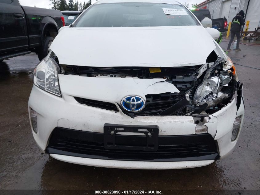 2014 Toyota Prius Two VIN: JTDKN3DU0E0391330 Lot: 38523890