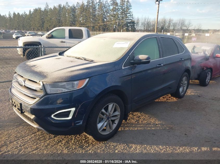 2017 Ford Edge Sel VIN: 2FMPK4J80HBB11562 Lot: 38524025