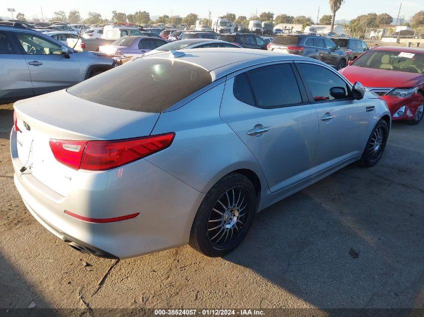 2015 Kia Optima Lx VIN: 5XXGM4A74FG405470 Lot: 38524057