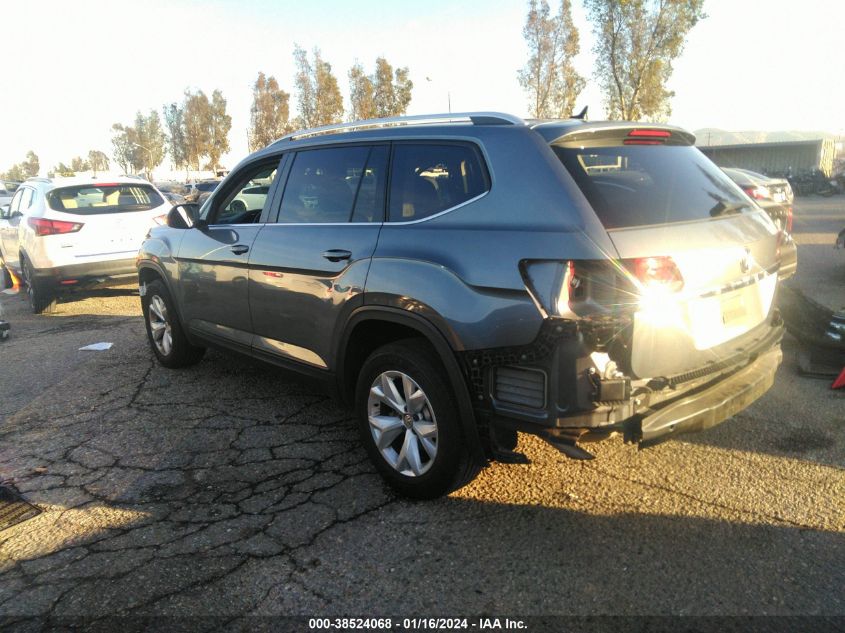 2018 Volkswagen Atlas 3.6L V6 Se VIN: 1V2CR2CA2JC581549 Lot: 38524068