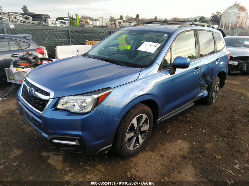 2017 Subaru Forester 2.5I Premium VIN: JF2SJAEC7HG552596 Lot: 38524131