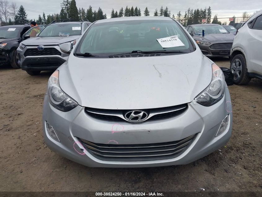 2013 Hyundai Elantra Gls VIN: 5NPDH4AEXDH419364 Lot: 38524250