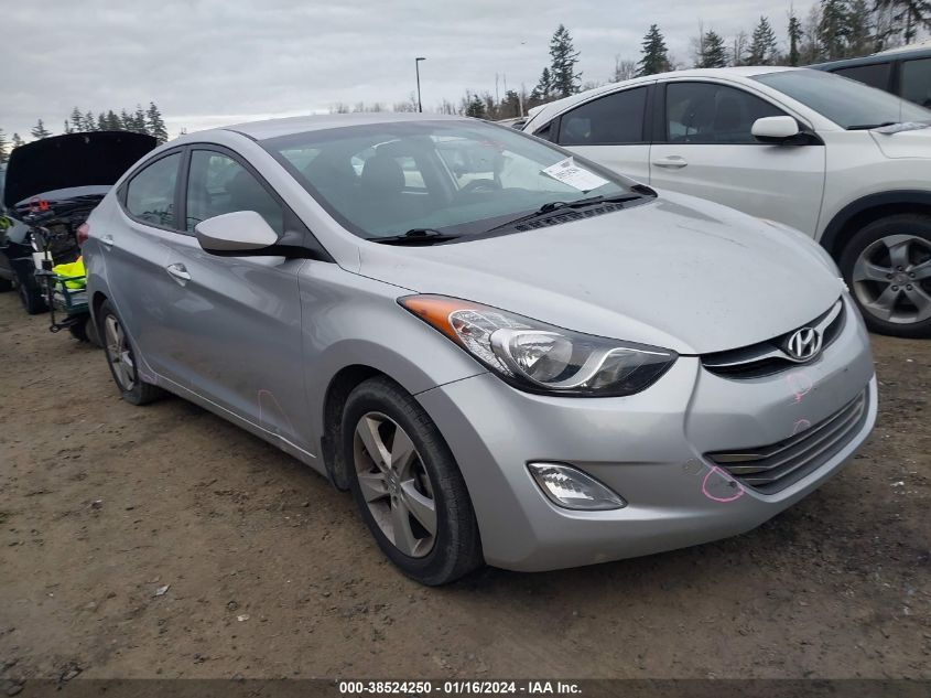 2013 Hyundai Elantra Gls VIN: 5NPDH4AEXDH419364 Lot: 38524250