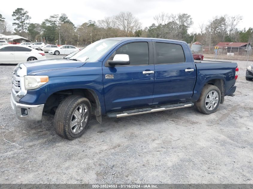 2014 Toyota Tundra 1794 5.7L V8 VIN: 5TFGY5F12EX156771 Lot: 38524553