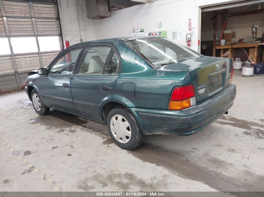 1996 Toyota Tercel Dx VIN: JT2BC52L9T0131963 Lot: 38524857