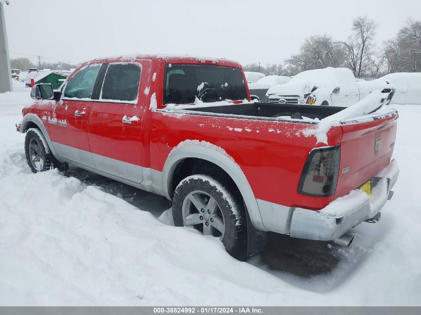 2012 Ram 1500 Laramie VIN: 1C6RD7NT8CS136593 Lot: 38524992