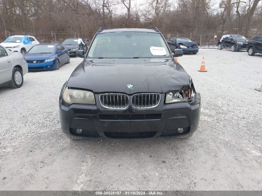 2006 BMW X3 3.0I VIN: WBXPA93416WG76161 Lot: 38525187