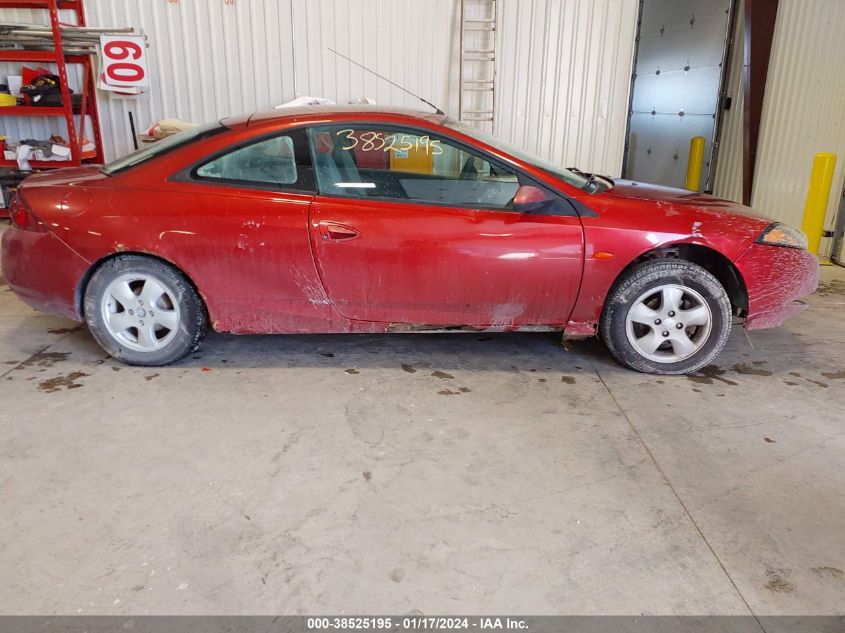 2000 Mercury Cougar I4 VIN: 1ZWFT6037Y5616820 Lot: 38525195