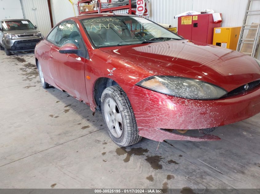 2000 Mercury Cougar I4 VIN: 1ZWFT6037Y5616820 Lot: 38525195