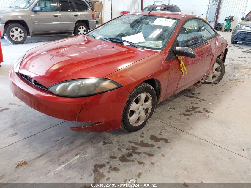 2000 Mercury Cougar I4 VIN: 1ZWFT6037Y5616820 Lot: 38525195