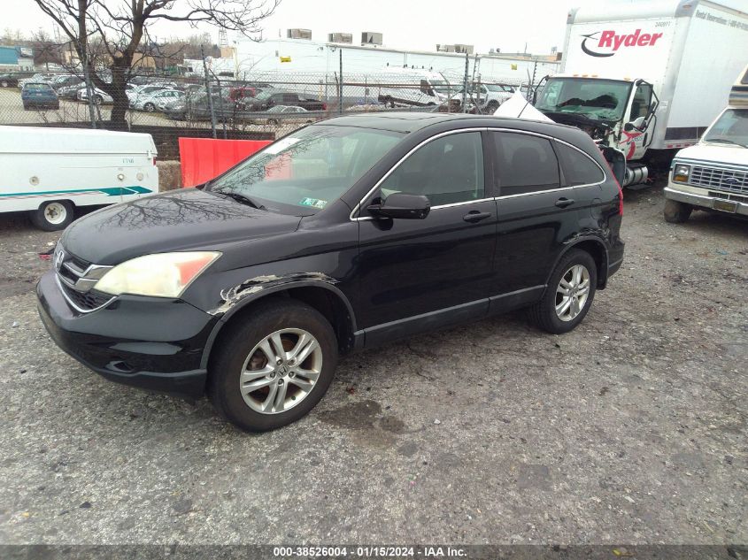 2010 Honda Cr-V Ex-L VIN: 5J6RE4H71AL001122 Lot: 38526004