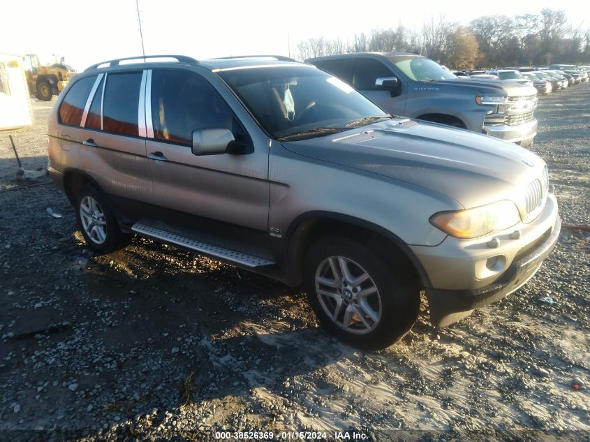 5UXFA13505LY21317 2005 BMW X5 3.0I