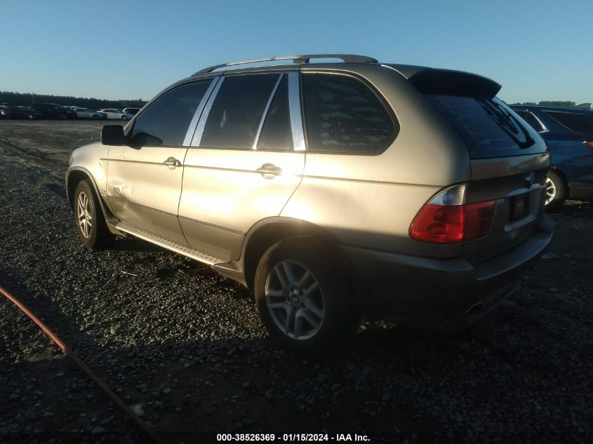 5UXFA13505LY21317 2005 BMW X5 3.0I