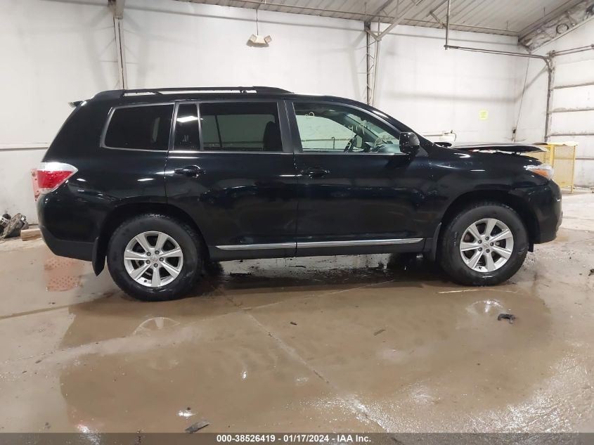 5TDBK3EH7DS209175 2013 Toyota Highlander Se V6