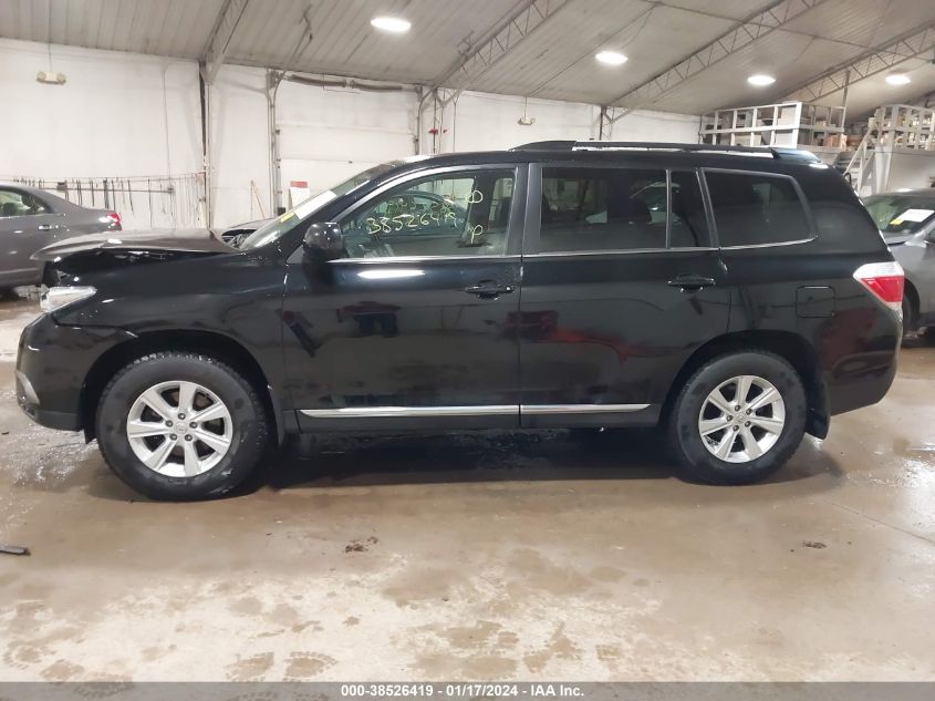 5TDBK3EH7DS209175 2013 Toyota Highlander Se V6