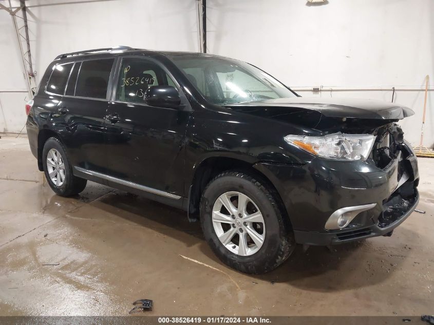 5TDBK3EH7DS209175 2013 Toyota Highlander Se V6