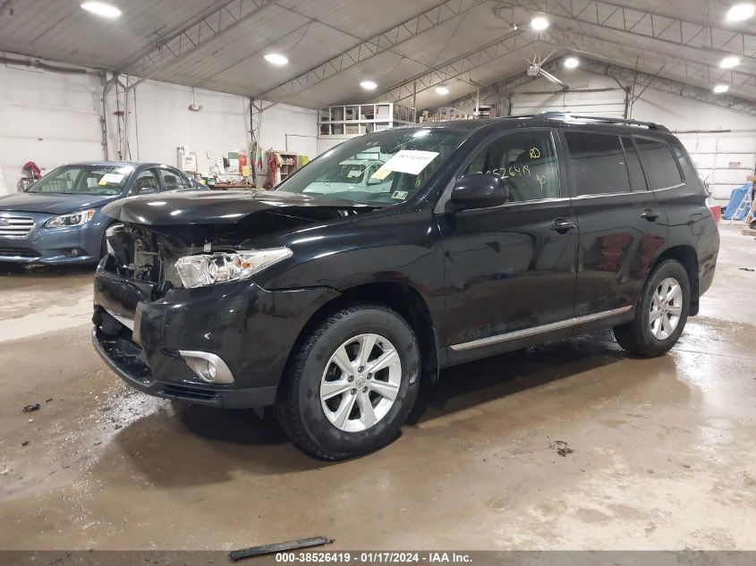 2013 Toyota Highlander Se V6 VIN: 5TDBK3EH7DS209175 Lot: 38526419