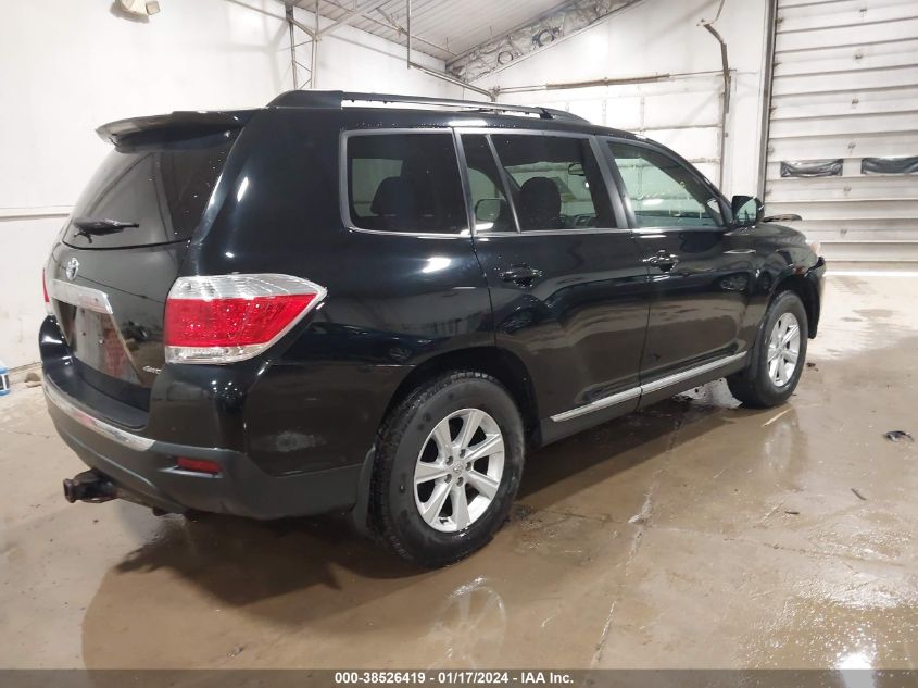 5TDBK3EH7DS209175 2013 Toyota Highlander Se V6