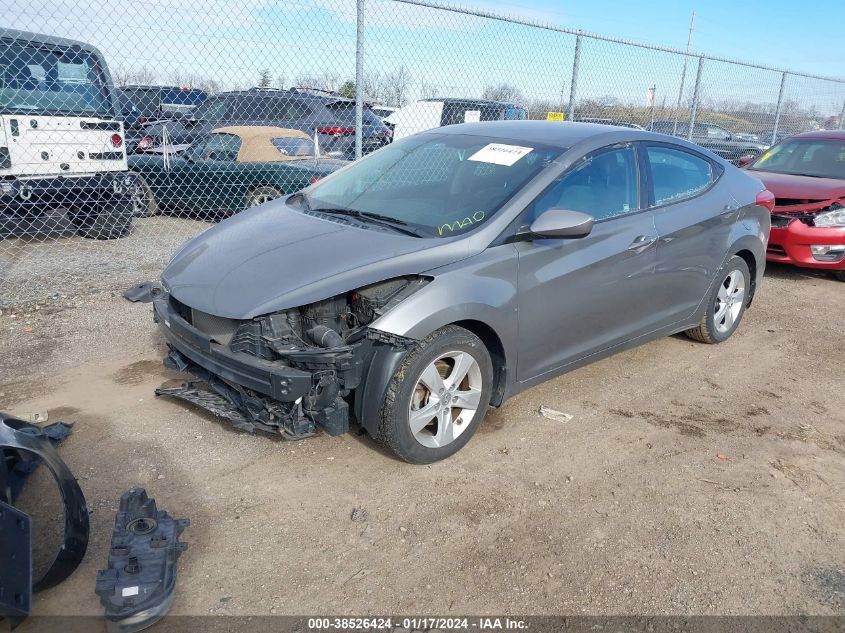 2013 Hyundai Elantra Gls VIN: 5NPDH4AEXDH414827 Lot: 38526424