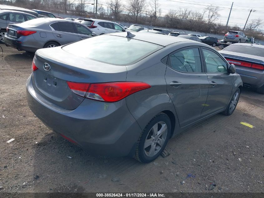 2013 Hyundai Elantra Gls VIN: 5NPDH4AEXDH414827 Lot: 38526424