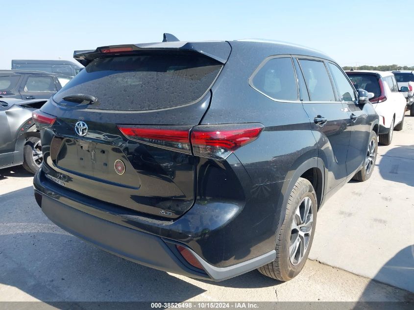 2021 Toyota Highlander Xle VIN: 5TDGZRAH4MS042087 Lot: 38526498