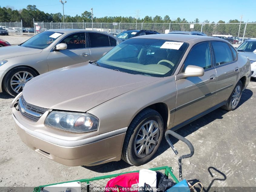 2005 Chevrolet Impala VIN: 2G1WF52E859205117 Lot: 38527068