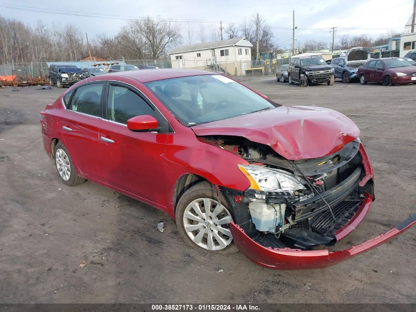 2014 Nissan Sentra Fe+ S/Fe+ Sv/S/Sl/Sr/Sv VIN: 3N1AB7APXEY250624 Lot: 38527173