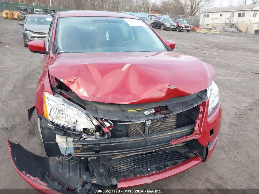 2014 Nissan Sentra Fe+ S/Fe+ Sv/S/Sl/Sr/Sv VIN: 3N1AB7APXEY250624 Lot: 38527173