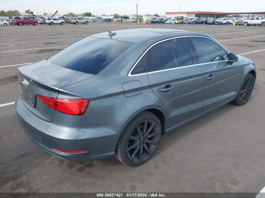 2015 Audi A3 1.8T Premium VIN: WAUACGFF4F1004875 Lot: 38527421