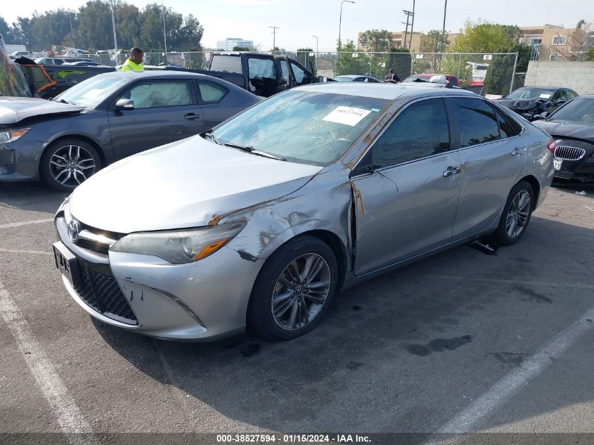 2016 Toyota Camry Se VIN: 4T1BF1FK5GU132675 Lot: 38527594