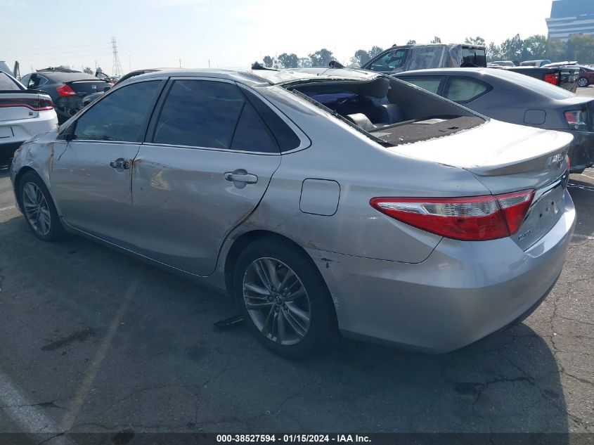 2016 Toyota Camry Se VIN: 4T1BF1FK5GU132675 Lot: 38527594