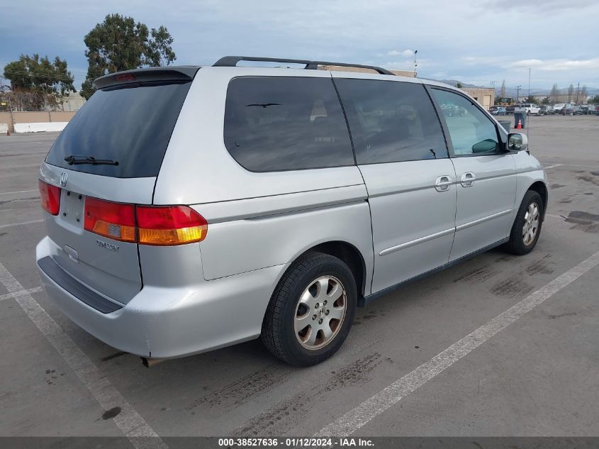 2002 Honda Odyssey Ex VIN: 2HKRL186X2H570784 Lot: 38527636