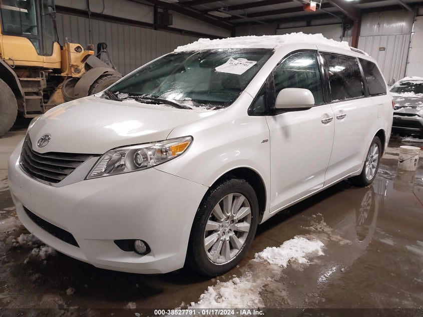 Vin: 5tddz3dc6hs181613, lot: 39010005, toyota sienna xle 7 passenger 20172