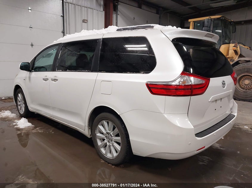 Vin: 5tddz3dc6hs181613, lot: 39010005, toyota sienna xle 7 passenger 20173