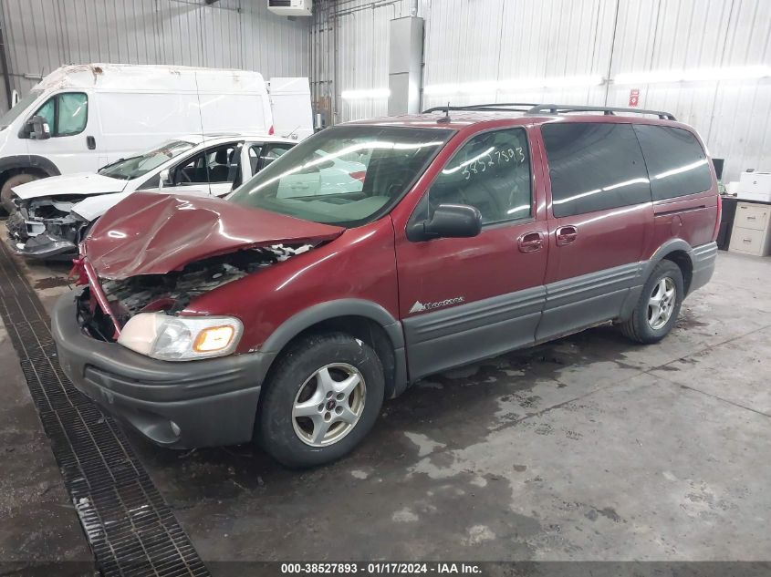 2002 Pontiac Montana 1Se Pkg VIN: 1GMDX13E52D266714 Lot: 38527893