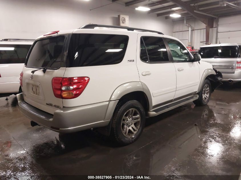 2003 Toyota Sequoia Sr5 VIN: 5TDBT44A33S192607 Lot: 38527905