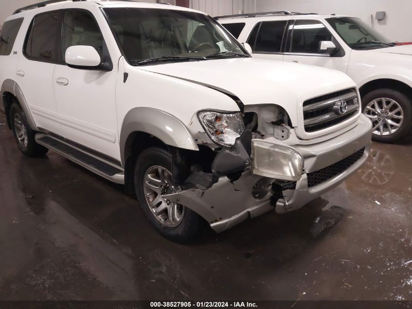 2003 Toyota Sequoia Sr5 VIN: 5TDBT44A33S192607 Lot: 38527905