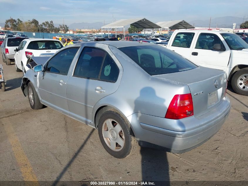 2000 Volkswagen Jetta Gls VIN: 3VWSA29M6YM009475 Lot: 38527998