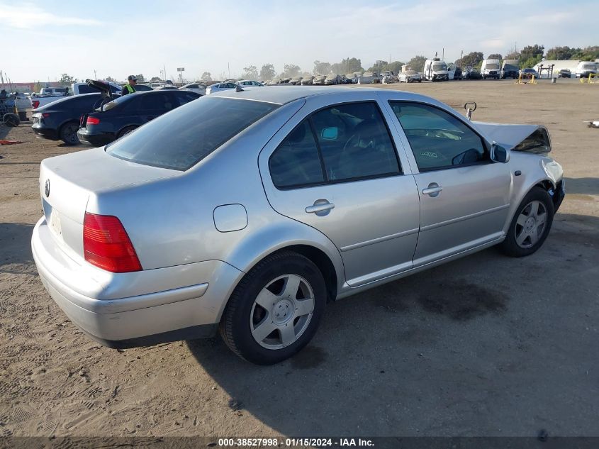 2000 Volkswagen Jetta Gls VIN: 3VWSA29M6YM009475 Lot: 38527998