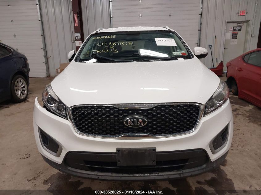 2017 Kia Sorento 2.4L Lx VIN: 5XYPGDA32HG252302 Lot: 38528025