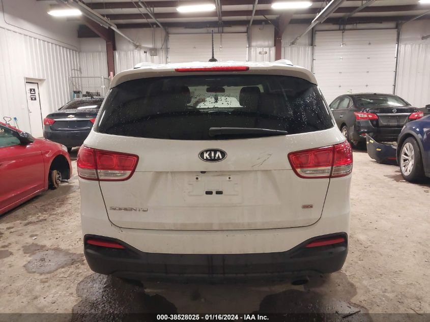 2017 Kia Sorento 2.4L Lx VIN: 5XYPGDA32HG252302 Lot: 38528025