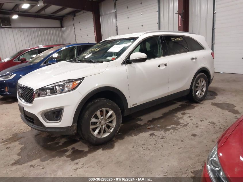 2017 Kia Sorento 2.4L Lx VIN: 5XYPGDA32HG252302 Lot: 38528025