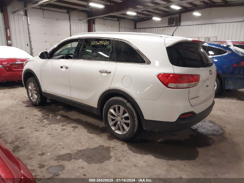 2017 Kia Sorento 2.4L Lx VIN: 5XYPGDA32HG252302 Lot: 38528025