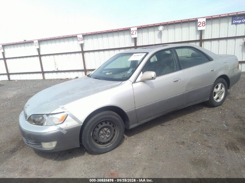 1997 Lexus Es 300 Luxury Sport Sdn Base (A4) VIN: JT8BF22G6V0080956 Lot: 38528476