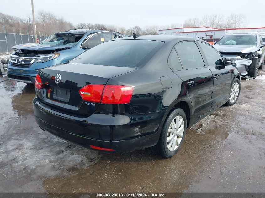 2011 Volkswagen Jetta 2.5L Se VIN: 3VWDZ7AJ6BM369692 Lot: 38528513