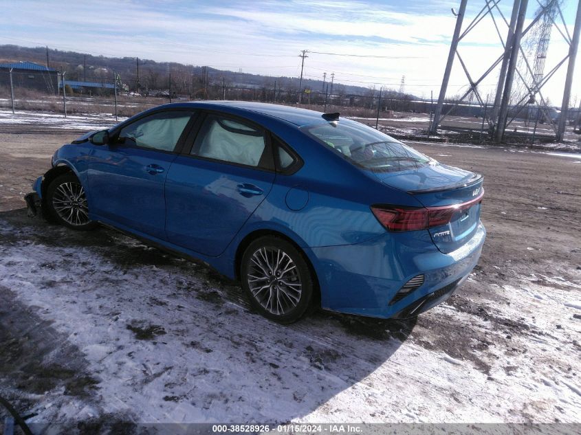 2023 Kia Forte Gt-Line VIN: 3KPF54AD0PE559389 Lot: 38528926