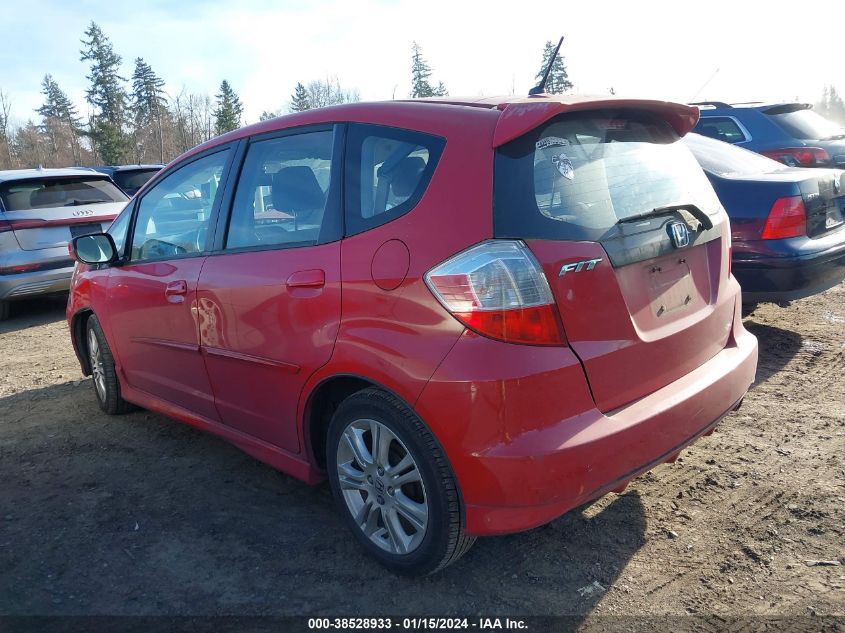 2010 Honda Fit Sport VIN: JHMGE8H47AS003116 Lot: 38528933