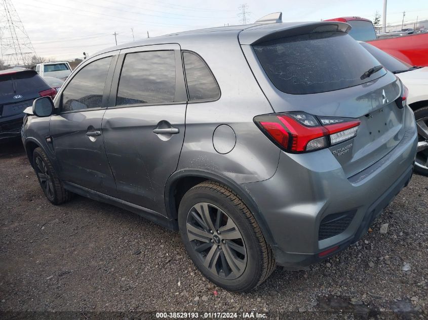 2020 Mitsubishi Outlander Sport 2.0 Es VIN: JA4AP3AU8LU021317 Lot: 38529193